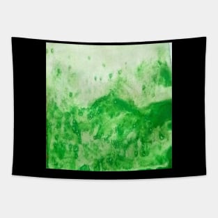 Green watercolor gradient design Tapestry