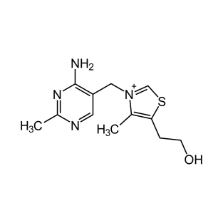 Vitamin B1 Thiamine C12H17N4OS Molecule T-Shirt