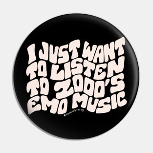 Emo Music Pin