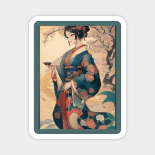 Beautiful Japanese princess Magnet