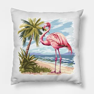 Flamingo Lovers Summer Vibes Pillow