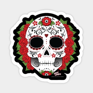 Dia de Los Muertos Calavera Magnet