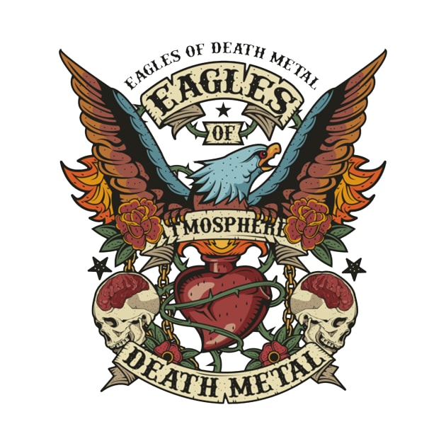 eagles of death Metal and roses by Magdalena34e