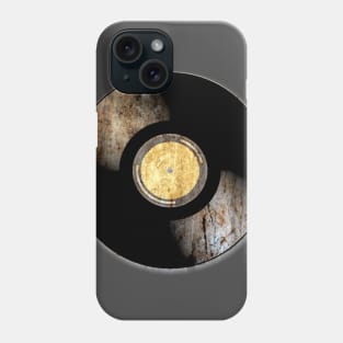 Vinyl Record rusty texture Phone Case