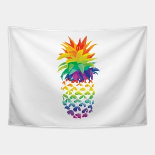 Pineapple Rainbow Fruit Tapestry