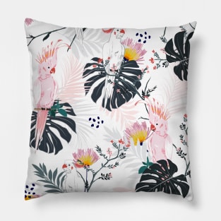 Cockatoo Parrot Design | Beautiful Bird Pillow