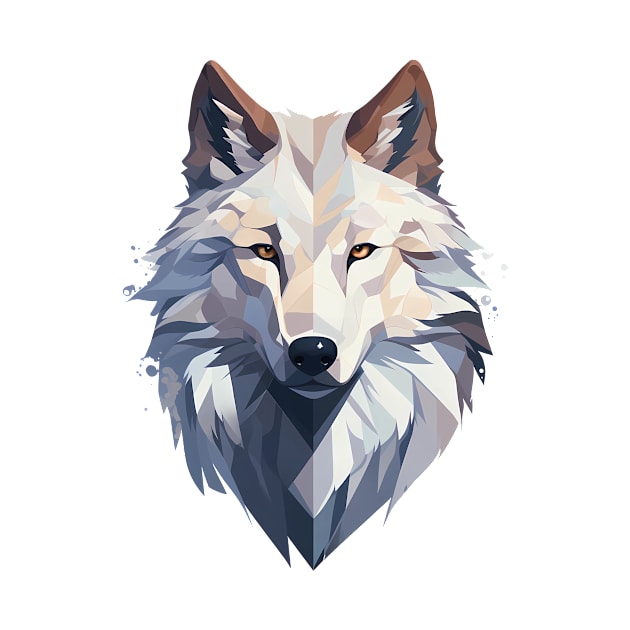 White wolf by pixeldreamer