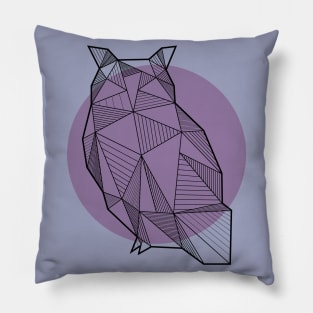 Owl - Geometric Animals Pillow