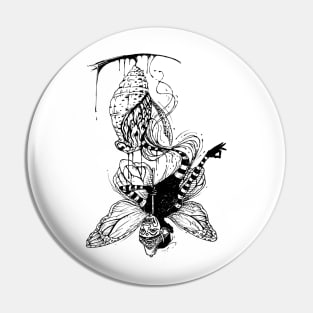 BULLET WITH BUTTERFLY WINGS 1 Pin