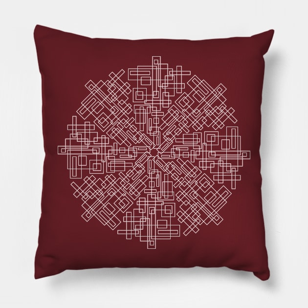 Decussating Pillow by n23tees