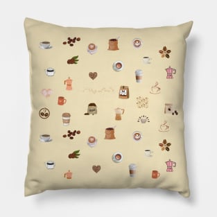 Coffee pattern Pillow