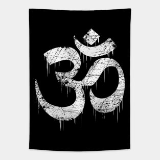 Aum, Om, Indian, mantra, spiritual, symbol. Tapestry