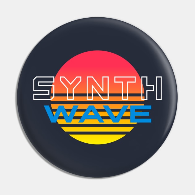 Synthwave Pin by Yeroma