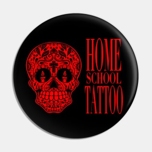 HomeSchoolTattoo Sugarskull Pin