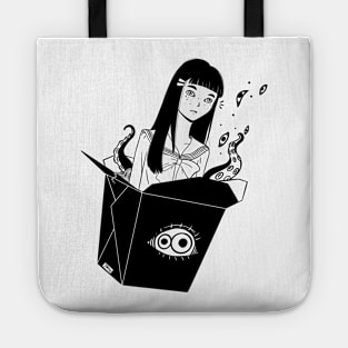 Anime School Girl Take Out With Tentacles Tote