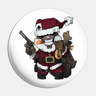 Father Christmas Teddy Pin