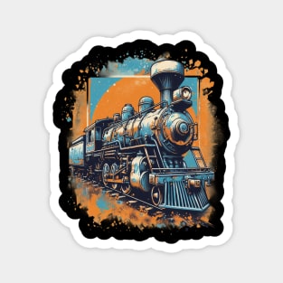 Old Locomotive Funny Gift Magnet