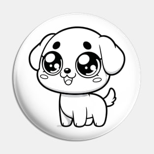 Puppy Eyes Pin