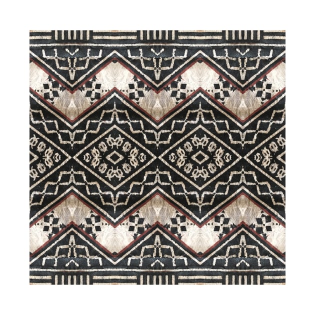 Fijian Tapa Cloth 35 by Hypersphere by Hypersphere