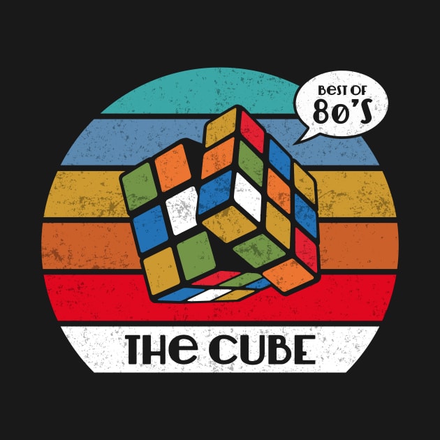 Best of 80s Rubik's Cube by TEEWEB