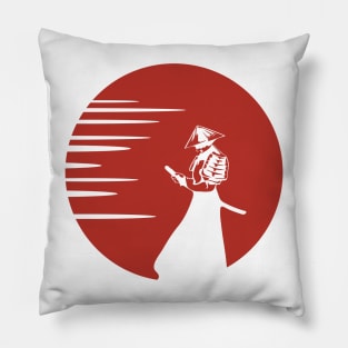 Crimson Dawn Pillow