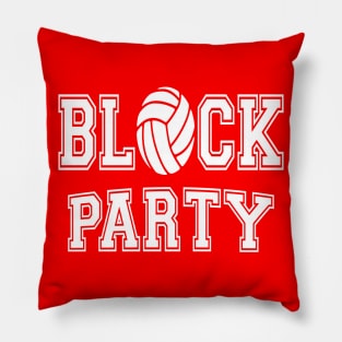 Block Party Volleyball Pillow