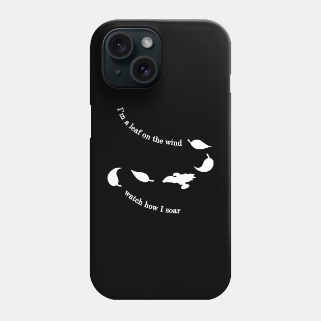 i am a leaf on the wind watch how i soar Phone Case by simple design