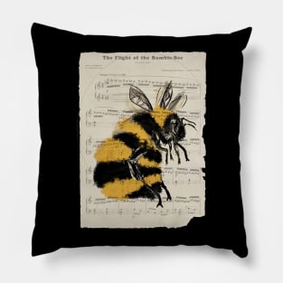 Flight of the Bumblebee Pillow