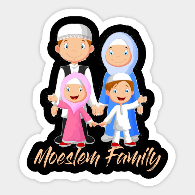 Moeslem Family Moeslem Until Jannah Sticker Teepublic