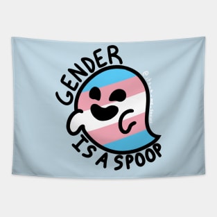 Gender is a Spoop (Trans Ghost) Tapestry