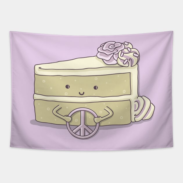 Peace of Cake Tapestry by kellabell9