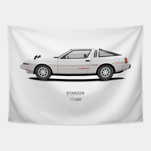 Starion GSR-II Turbo Tapestry by ARVwerks