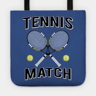 Tennis Match - Cool Tennis Design Tote