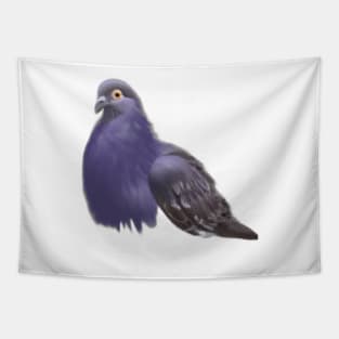 Cute Pigeon Drawing Tapestry