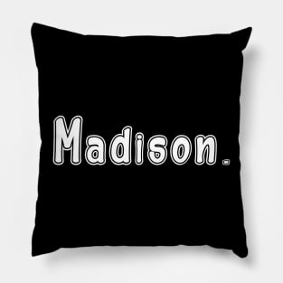 Name Madison Pillow