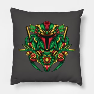 Green Galaxy Warrior Pillow