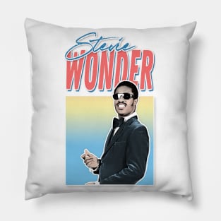 Stevie Wonder / Retro Aesthetic Fan Design Pillow