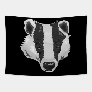 Badger Vector Portrait Tapestry