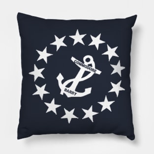 Commodore John Barry Flag Pillow