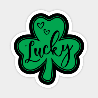 Lucky Shamrock- St. Patrick's Day Magnet