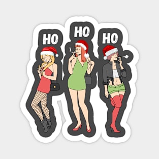 Funny Christmas Ho Ho Ho Magnet