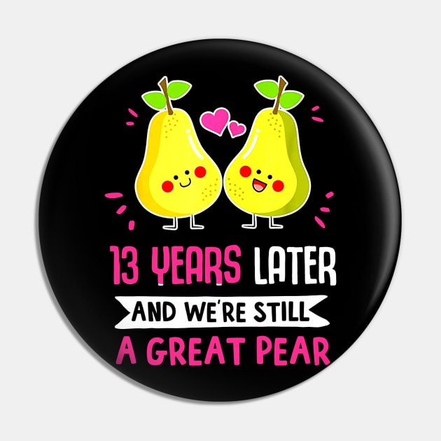 13 Years Great Pear Thirteenth Anniversary T-Shirt 13 Years Great Pear Thirteenth Anniversary T-Shirt