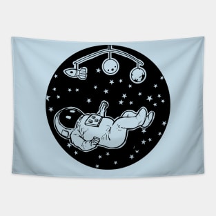 One Baby Step - Astronaut Tapestry