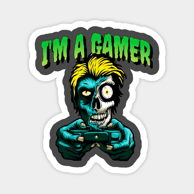 I'm a gamer Magnet by Rc tees