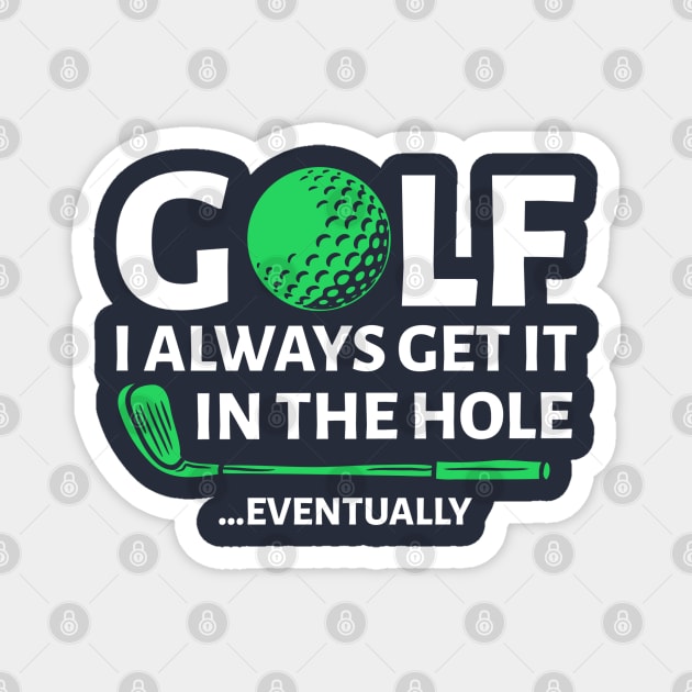 GOLFING Magnet by DB Teez and More