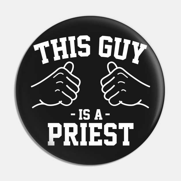 This guy is a priest Pin by Lazarino