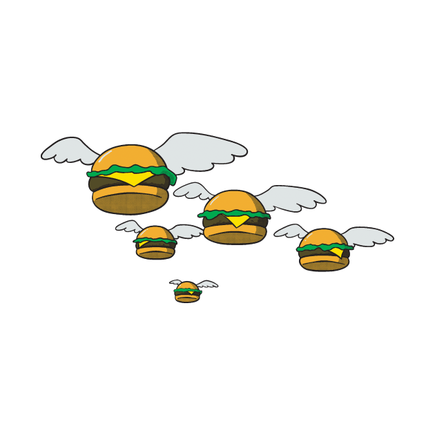 Flying Burgers by manikx