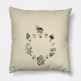 Mushroom Tooth Fairy Circle Pillow