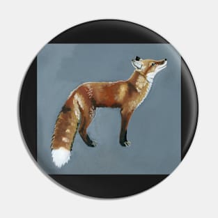 Painted Fox Pin