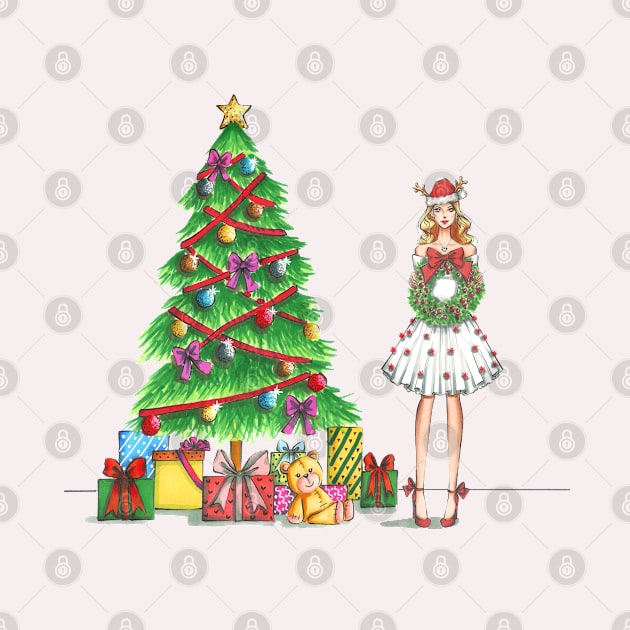 Christmas Illustration 1 by Ji Illustrator